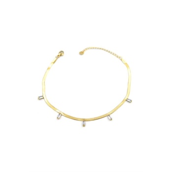 İtalyan Zincir Halhal - Altın