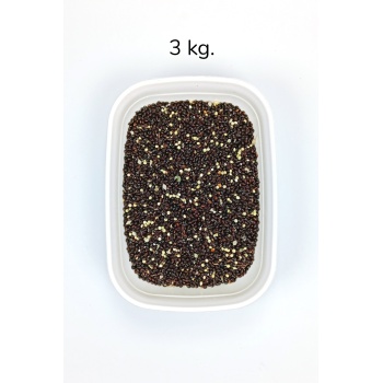 Siyah Darı Sade Tozsuz Doğal Taze Kuş Yemi - 3 kg