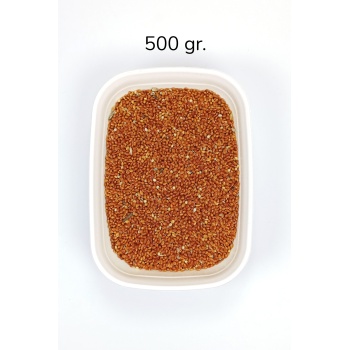 Kırmızı Darı Sade Tozsuz Doğal Taze Kuş Yemi - 500 gr