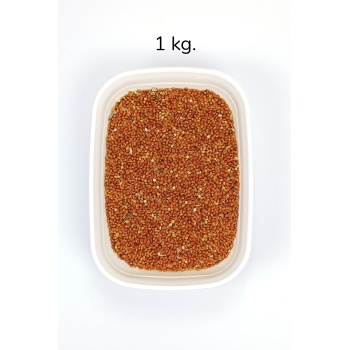 Kırmızı Darı Sade Tozsuz Doğal Taze Kuş Yemi - 1 kg