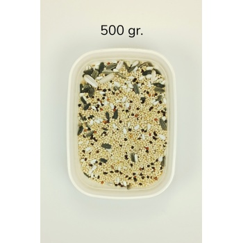 Sultan Papağanı Karışık Doğal Taze Kuş Yemi - 500 gr