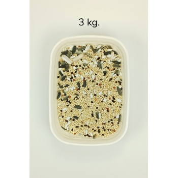 Sultan Papağanı Karışık Doğal Taze Kuş Yemi - 3 kg