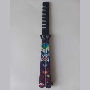 Metal 21 Cm Kelebek Tarak Joker Tasarımlı
