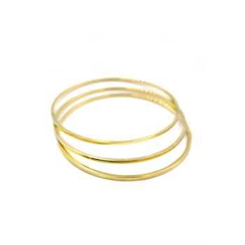 3lü Ajda Bilezik -65mm - Altın