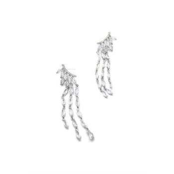 Zirkon Taşlı Küpe - Gümüş