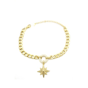Kuzey Yıldızı Bileklik - Altın