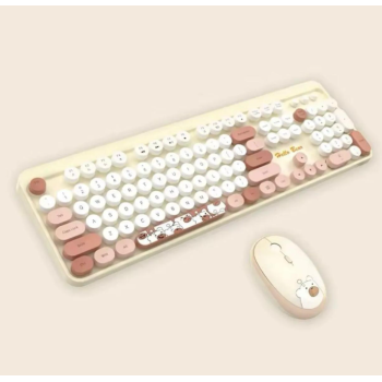 Hello Bear Sütlü Çay Klavye Mouse Set