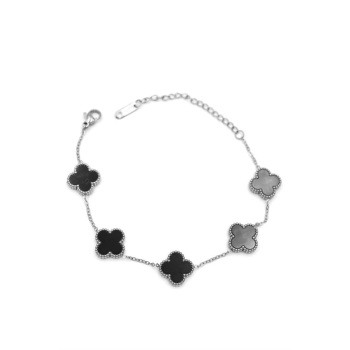 VC Yonca Bileklik - Siyah