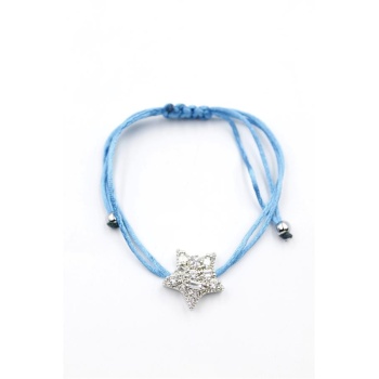 Yıldız İp Bileklik - Turkuaz