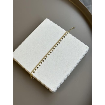 Yıldız Pullu Bileklik - Altın