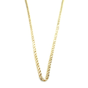 Arpa Zincir Kolye-45 cm - Altın