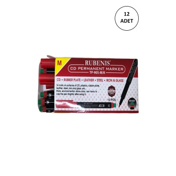 12 Adet Rb.Kırmızı Silgili Cd Kalemi (m)