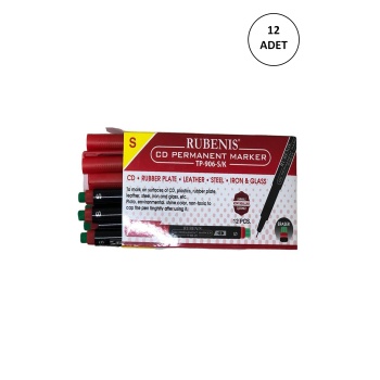 12 Adet Rb.Kırmızı Silgili Cd Kalemi (s)