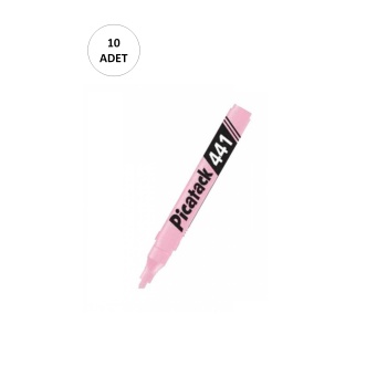 10 adet Picador Fosforlu Kalem Pastel Kx 089f/441 Pembe
