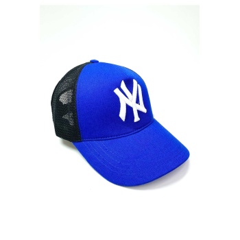 Arkası Cırtlı Ayarlanabilir Erkek-Kadın Sade Spor Şapka Mavi