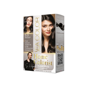 2 Tüp Home Colorist 3.0 Bitter Kahve Premium Saç Boyası Evde Profesyonel Sonuç