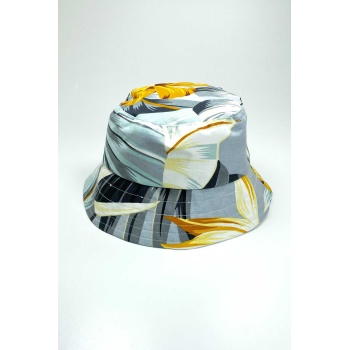 Unisex Kova Şapka Balıkçı Şapka Bucket Hat Desen 3