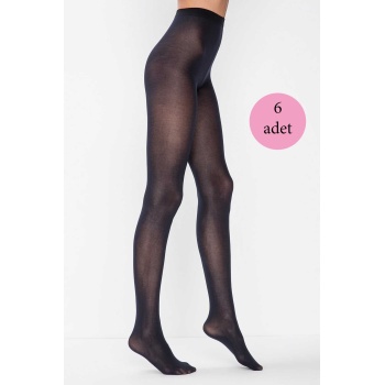 6 Adet Natural Koton Pamuklu Kilotlu Corap