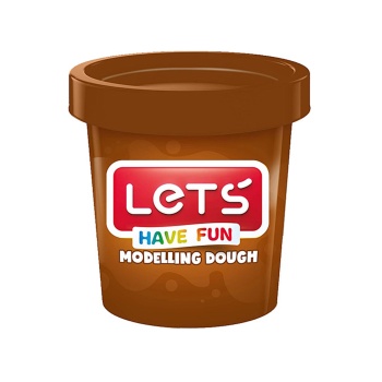 Lets Tek Renk Oyun Hamuru Kahverengi 150 Gr