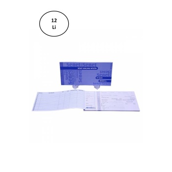 Batı Senet Koçanlı Küçük Kapaklı 50 Yaprak 12li