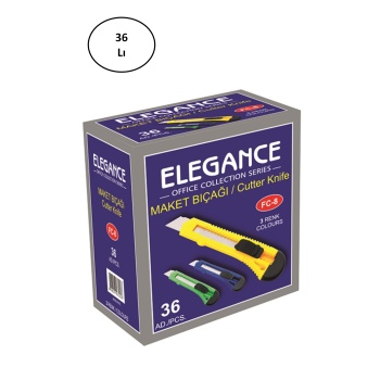 Rubenis Fc-8 Elegance Maket Bıçağı Geniş 36lı