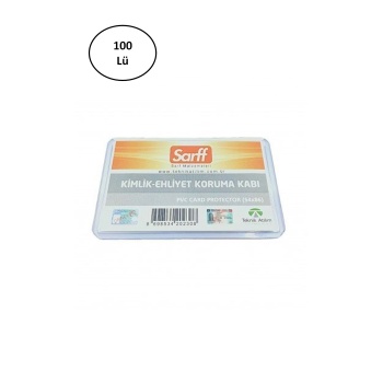 A-031H Pvc Lüx Şeffaf Ehliyet Kabı 100lü
