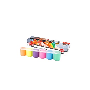 Red Apple Neon Parmak Boyası 6 Renk X 25 ml Sıralı Set