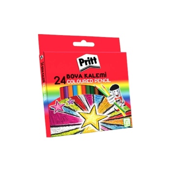 Pritt Karton Kutu Tam Boy 24lü Kuru Boya Seti