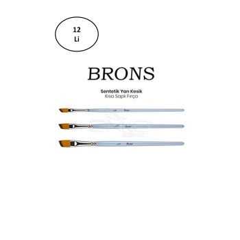 Brons Tavşan Ayağı Fırça 6 Mm 12li