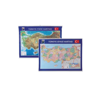 Gülpaş Türkiye Fiziki ve Siyasi Harita Çıtalı
