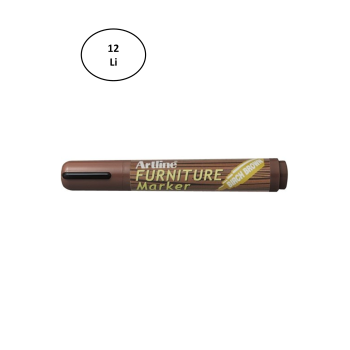 Artlıne Ahşap Markör Bırch Brown (Huş) Ek-95-12li