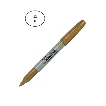 Sharpie Fine Metalik Parmenent Markör Bronz 1834365 12li