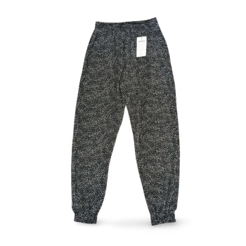 Bürümcek Kumaş Büyük Beden Beli Lastikli Kadın Tayt Pantolon Lastikli Paça - Royaleks - R5