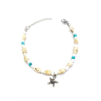 Deniz Kabuğu Halhal - Turkuaz