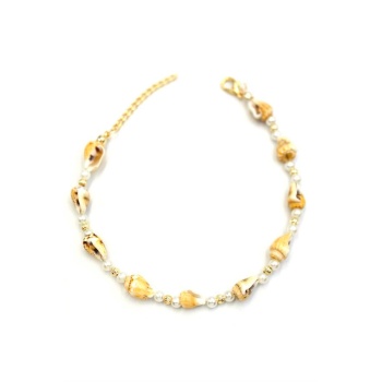 Deniz Kabuğu Halhal - Sarı