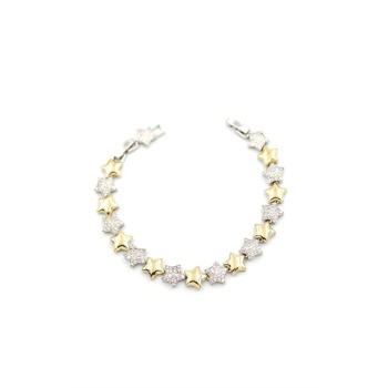 Zirkon Taşlı Yıldız Bileklik - ÇOK RENKLİ