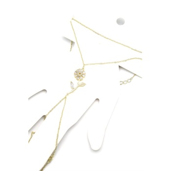 Papatya Şahmeran Bileklik - Altın