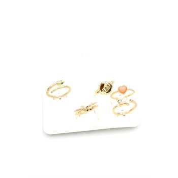 5li Set Yüzük - Altın