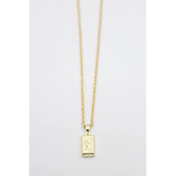 Külçe Altın Kolye - Altın