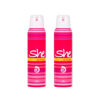 2 Adet Is Fun Kadın Deodorant 150 Ml