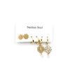 6lı Set Küpe - Altın