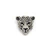Leopar Broş - Gümüş