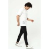 Walk By Faith Baskılı Beyaz Erkek Oversize T-Shirt
