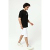 Siyah The End Nakış 3 Boyut Baskılı Erkek Oversize T-Shirt