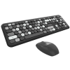 Mofii No666 Siyah Gri Klavye Mouse Set