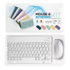 ZR20Km Beyaz Kablosuz Klavye Mouse Set