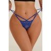 Kadın Fantezi İç Giyim Tanga Külot Perfect Fall D210 Mavi