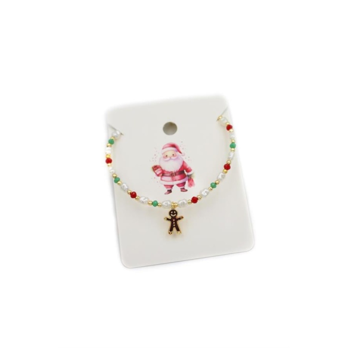 Yeni Yıl Boncuk Bileklik - Siyah