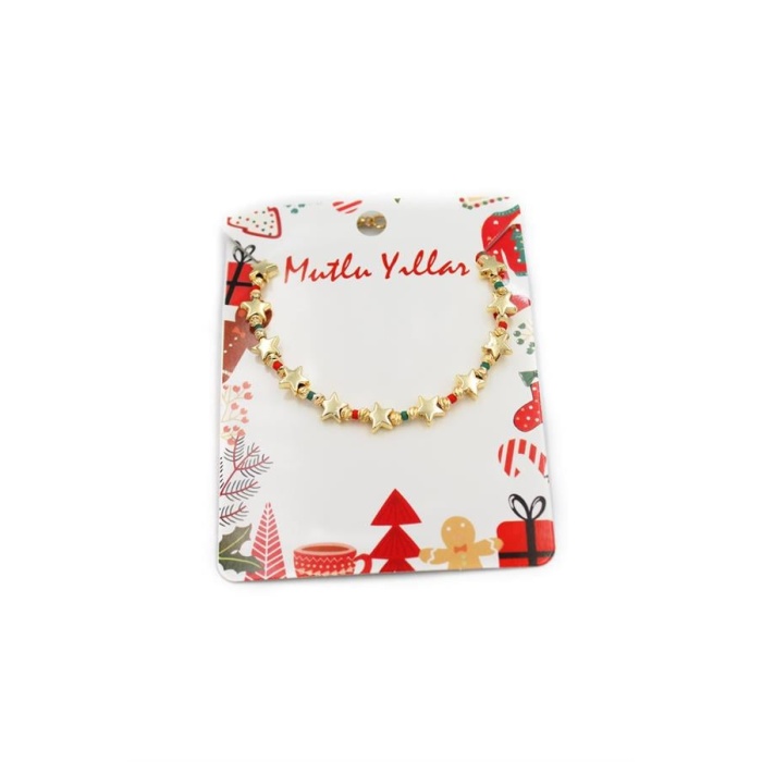 Yılbaşı Bileklik - Altın