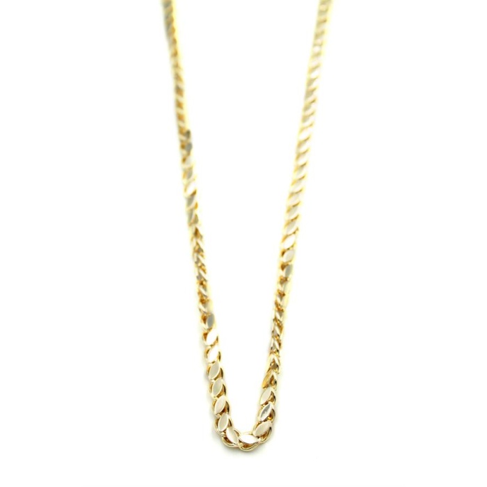 Arpa Zincir Kolye- 60cm - Altın